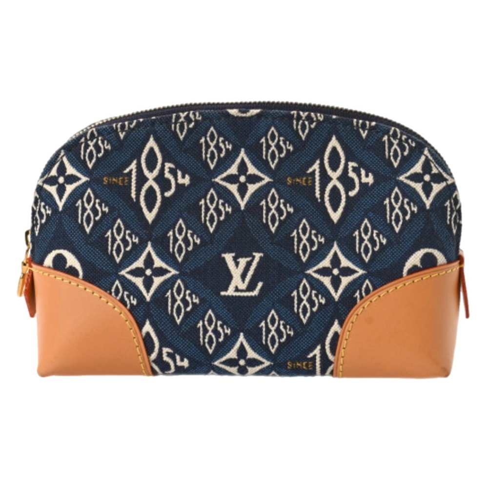 LIMITED EDITION 1854 BLUE COSMETIC POUCH PM Louis Vuitton - Picture 2 of 7